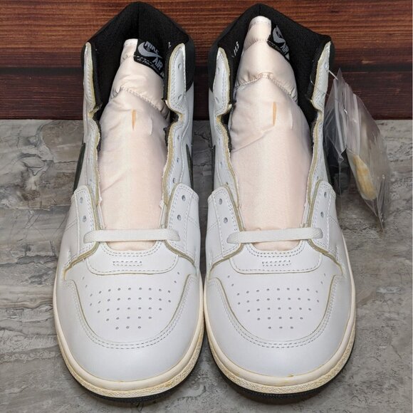 Nike Jordan Air Ship PE x A Ma Maniere Men's 11.5 White Black Shoes DX4976-100 - Picture 5 of 13